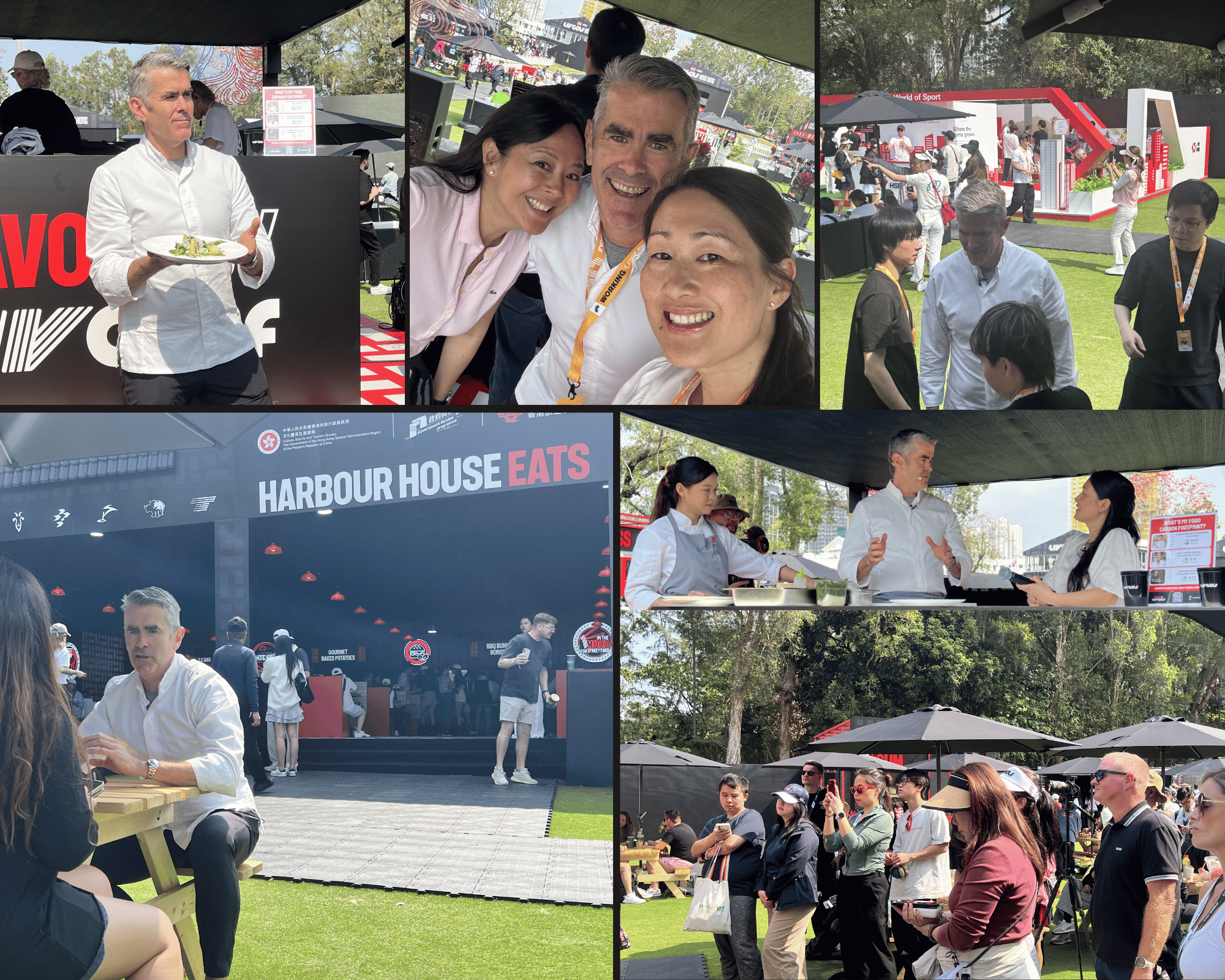 Fun times at LIV GOLF with our Day 2 Chef Demo